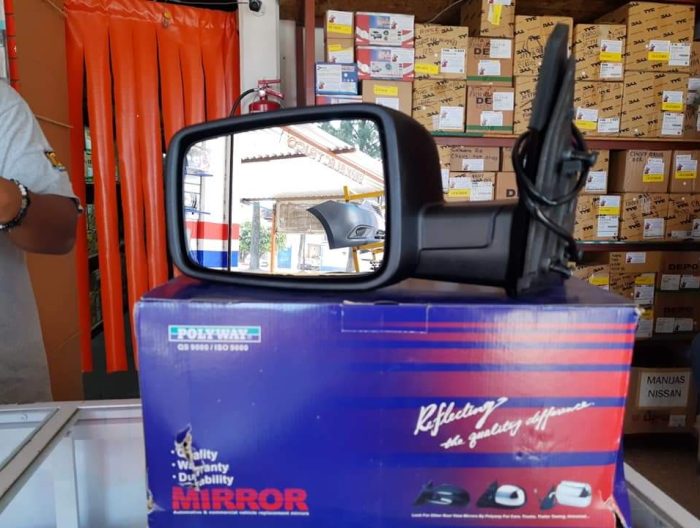 ESPEJO DODGE PU / RAM 11-20 ELECT C/DESEMP NEGRO 5 PINES IZQ